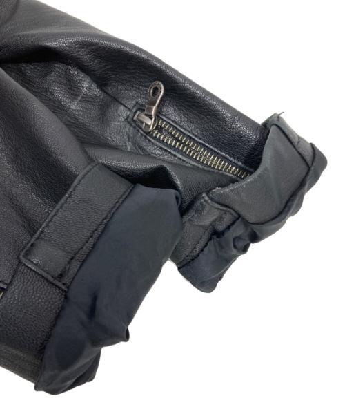 HARLEY-DAVIDSON（ハーレーダビッドソン）HARLEY-DAVIDSON (ハーレーダビッドソン) シングルライダースジャケット ブラック サイズ:Sの古着・服飾アイテム