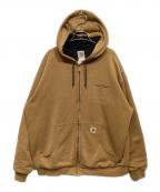 CarHarttカーハート）の古着「ジップパーカー」｜ベージュ