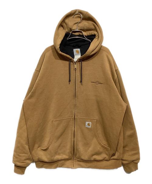 CarHartt（カーハート）CarHartt (カーハート) ジップパーカー ベージュ サイズ:XLの古着・服飾アイテム