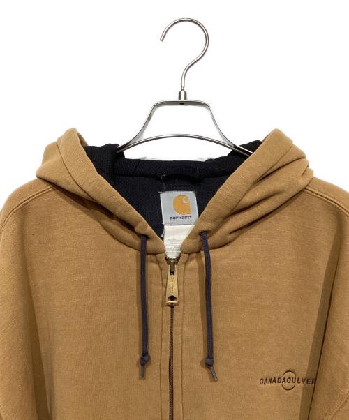 CarHartt（カーハート）CarHartt (カーハート) ジップパーカー ベージュ サイズ:XLの古着・服飾アイテム