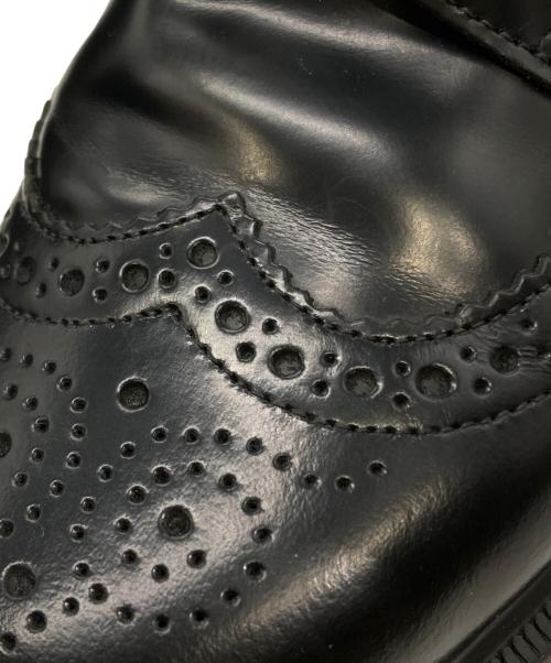Dr.Martens（ドクターマーチン）Dr.Martens (ドクターマーチン) DELPHINE ウイングチップブーツ ブラック サイズ:7の古着・服飾アイテム