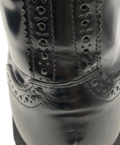 Dr.Martens（ドクターマーチン）Dr.Martens (ドクターマーチン) DELPHINE ウイングチップブーツ ブラック サイズ:7の古着・服飾アイテム