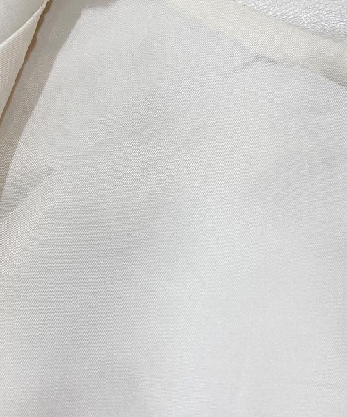 GRACE CONTINENTAL（（グレースコンチネンタル）GRACE CONTINENTAL (（グレースコンチネンタル) ショートファージレ ホワイト サイズ:36の古着・服飾アイテム