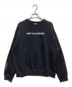 ACGエーシージー）の古着「FLEECE CREW SWEATSHIRT（フリース クルー スウェットシャツ）」｜ブラック