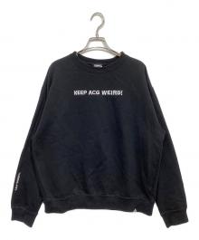 ACG（エーシージー）の古着「FLEECE CREW SWEATSHIRT（フリース クルー スウェットシャツ）」｜ブラック