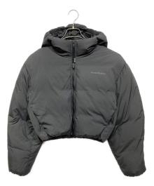 Acne studios（アクネ ストゥディオズ）の古着「Down Hooded Jacket」｜グレー