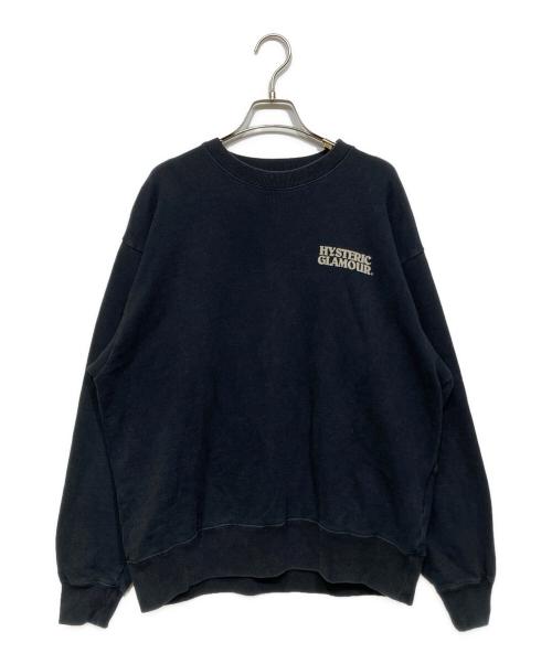 Hysteric Glamour（ヒステリックグラマー）Hysteric Glamour (ヒステリックグラマー) PSYCHEDELICスウェット ブラック サイズ:XLの古着・服飾アイテム