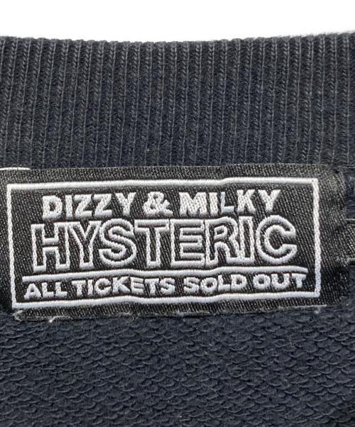 Hysteric Glamour（ヒステリックグラマー）Hysteric Glamour (ヒステリックグラマー) PSYCHEDELICスウェット ブラック サイズ:XLの古着・服飾アイテム