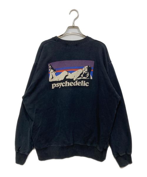 Hysteric Glamour（ヒステリックグラマー）Hysteric Glamour (ヒステリックグラマー) PSYCHEDELICスウェット ブラック サイズ:XLの古着・服飾アイテム