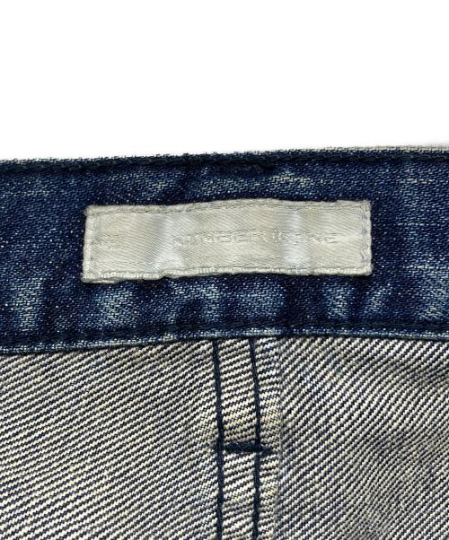 NUMBER (N)INE（ナンバーナイン）NUMBER (N)INE (ナンバーナイン) グランジデニムパンツ インディゴ サイズ:34の古着・服飾アイテム