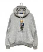 POLO RALPH LAURENポロ・ラルフローレン）の古着「ポロベアプリントパーカー 42269512」｜グレー