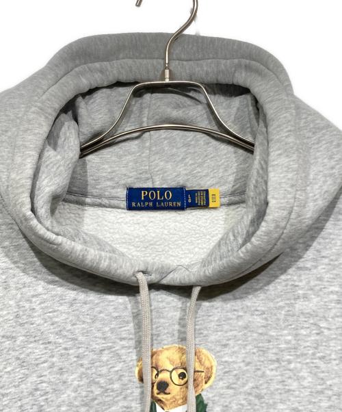 POLO RALPH LAUREN（ポロ・ラルフローレン）POLO RALPH LAUREN (ポロ・ラルフローレン) ポロベアプリントパーカー 42269512 グレー サイズ:Lの古着・服飾アイテム