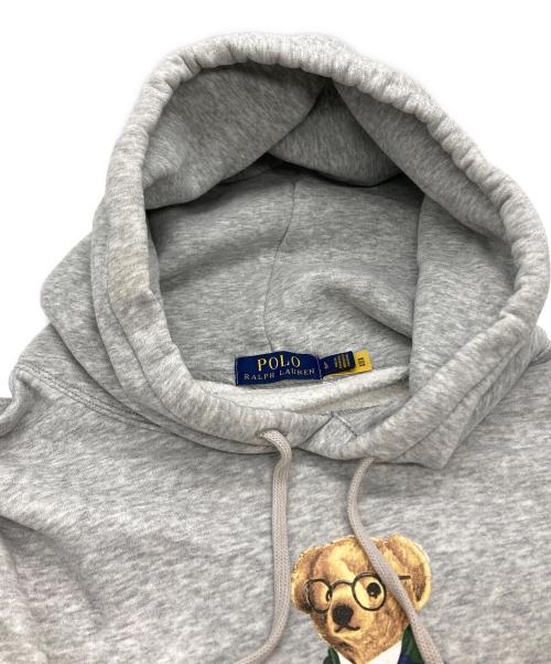 POLO RALPH LAUREN（ポロ・ラルフローレン）POLO RALPH LAUREN (ポロ・ラルフローレン) ポロベアプリントパーカー 42269512 グレー サイズ:Lの古着・服飾アイテム