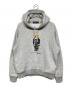POLO RALPH LAUREN（ポロ・ラルフローレン）の古着「ポロベアプリントパーカー 42269512」｜グレー