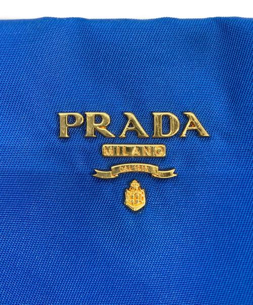 PRADA（プラダ）PRADA (プラダ) ナイロンポーチ ブルーの古着・服飾アイテム