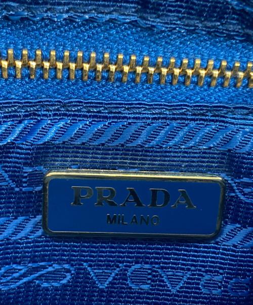 PRADA（プラダ）PRADA (プラダ) ナイロンポーチ ブルーの古着・服飾アイテム