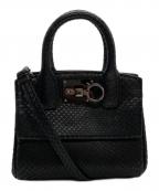Salvatore Ferragamoサルヴァトーレ フェラガモ）の古着「スタジオ マイクロ」｜ブラック