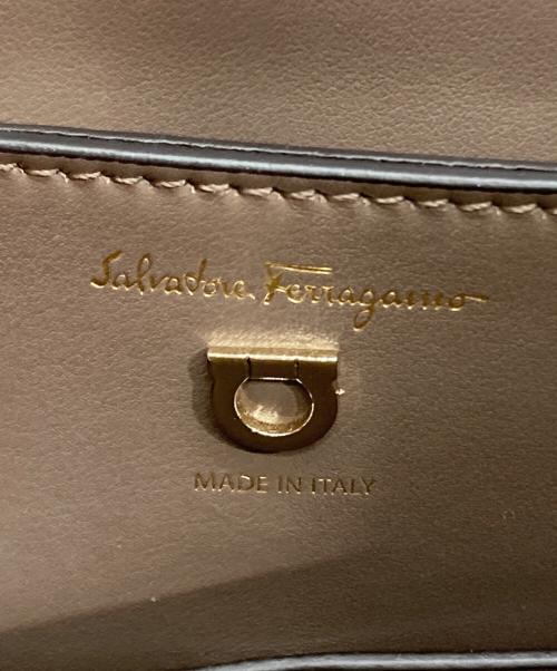Salvatore Ferragamo（サルヴァトーレ フェラガモ）Salvatore Ferragamo (サルヴァトーレ フェラガモ) 2WAY トップハンドルバッグ ブラウンの古着・服飾アイテム
