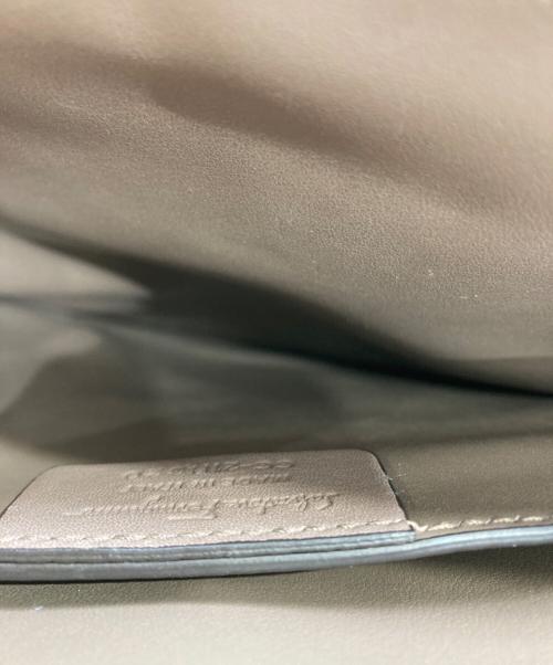 Salvatore Ferragamo（サルヴァトーレ フェラガモ）Salvatore Ferragamo (サルヴァトーレ フェラガモ) 2WAY トップハンドルバッグ ブラウンの古着・服飾アイテム