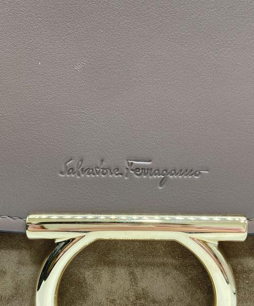 Salvatore Ferragamo（サルヴァトーレ フェラガモ）Salvatore Ferragamo (サルヴァトーレ フェラガモ) 2WAY トップハンドルバッグ ブラウンの古着・服飾アイテム