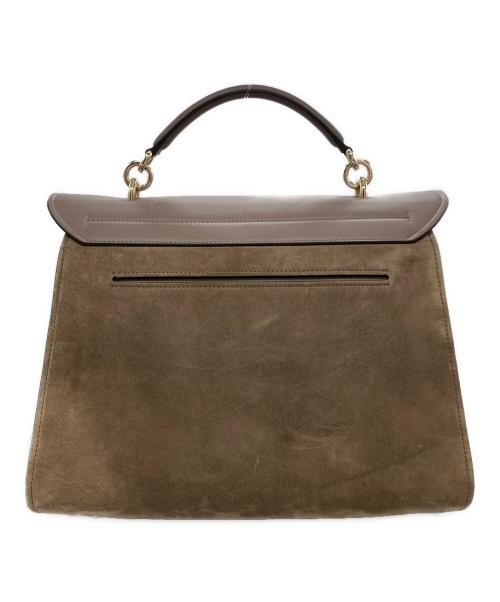 Salvatore Ferragamo（サルヴァトーレ フェラガモ）Salvatore Ferragamo (サルヴァトーレ フェラガモ) 2WAY トップハンドルバッグ ブラウンの古着・服飾アイテム