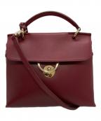 Salvatore Ferragamoサルヴァトーレ フェラガモ）の古着「2WAYショルダーバッグ」｜レッド
