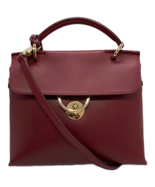 Salvatore Ferragamo（サルヴァトーレ フェラガモ）Salvatore Ferragamo (サルヴァトーレ フェラガモ) 2WAYショルダーバッグ レッドの古着・服飾アイテム