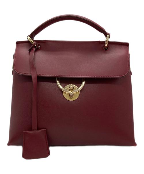 Salvatore Ferragamo（サルヴァトーレ フェラガモ）Salvatore Ferragamo (サルヴァトーレ フェラガモ) 2WAYショルダーバッグ レッドの古着・服飾アイテム