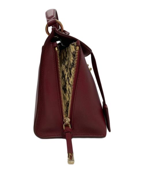 Salvatore Ferragamo（サルヴァトーレ フェラガモ）Salvatore Ferragamo (サルヴァトーレ フェラガモ) 2WAYショルダーバッグ レッドの古着・服飾アイテム