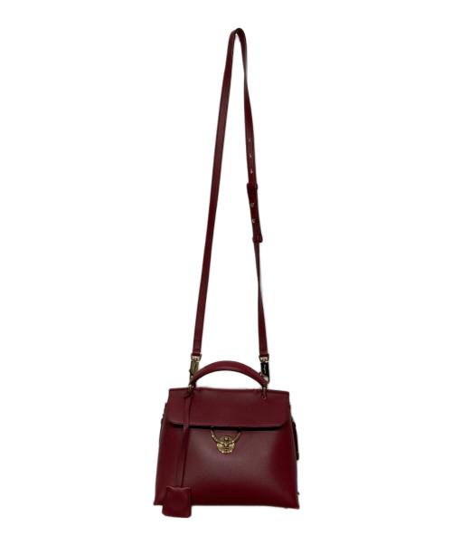 Salvatore Ferragamo（サルヴァトーレ フェラガモ）Salvatore Ferragamo (サルヴァトーレ フェラガモ) 2WAYショルダーバッグ レッドの古着・服飾アイテム