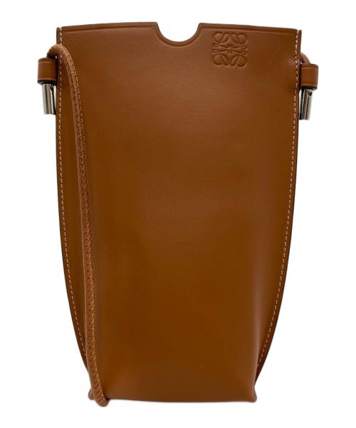 LOEWE（ロエベ）LOEWE (ロエベ) Gate Pocket Phone Bag ブラウンの古着・服飾アイテム