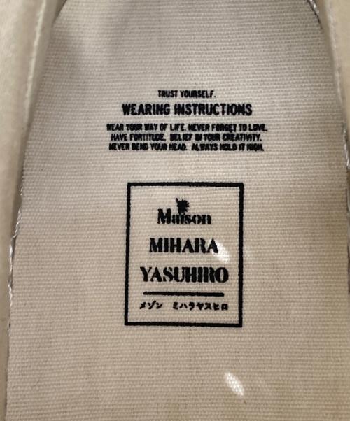 MIHARA YASUHIRO（ミハラヤスヒロ）MIHARA YASUHIRO (ミハラヤスヒロ) PETERSON HI/CANVAS ベージュ サイズ:44の古着・服飾アイテム