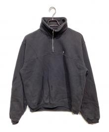 stussy（ステューシー）の古着「Fleece Zip Mock Neck」｜ブラック