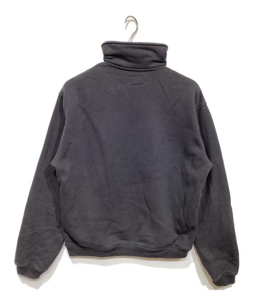 stussy（ステューシー）stussy (ステューシー) Fleece Zip Mock Neck ブラック サイズ:Mの古着・服飾アイテム