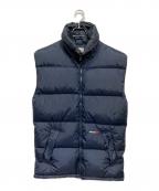 stussyステューシー）の古着「ダウンベスト」｜ネイビー