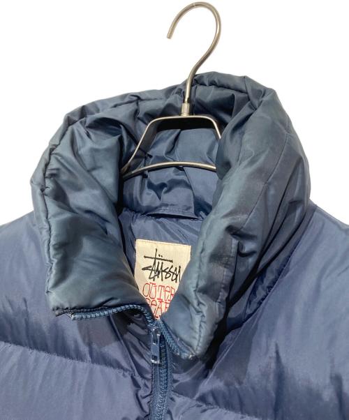 stussy（ステューシー）stussy (ステューシー) ダウンベスト ネイビー サイズ:Sの古着・服飾アイテム