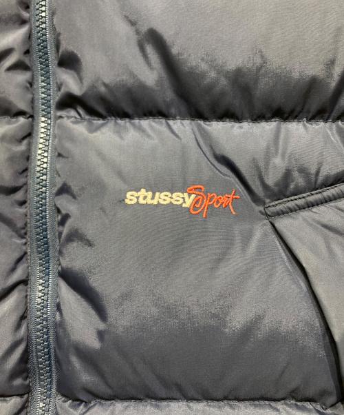 stussy（ステューシー）stussy (ステューシー) ダウンベスト ネイビー サイズ:Sの古着・服飾アイテム
