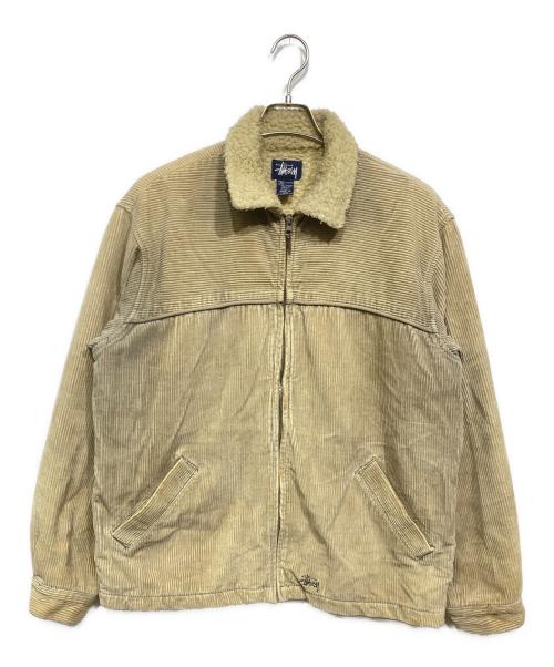 stussy（ステューシー）stussy (ステューシー) 裏ボアコーデュロイジャケット ベージュ サイズ:不明の古着・服飾アイテム