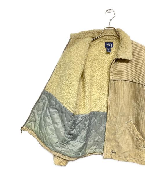 stussy（ステューシー）stussy (ステューシー) 裏ボアコーデュロイジャケット ベージュ サイズ:不明の古着・服飾アイテム