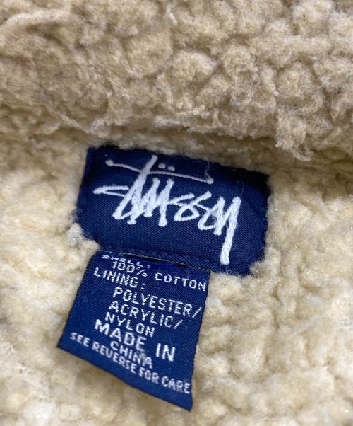 stussy（ステューシー）stussy (ステューシー) 裏ボアコーデュロイジャケット ベージュ サイズ:不明の古着・服飾アイテム