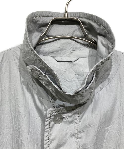 ISSEY MIYAKE MEN（イッセイミヤケメン）ISSEY MIYAKE MEN (イッセイミヤケメン) 比翼コート グレー サイズ:3の古着・服飾アイテム