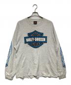 HARLEY-DAVIDSONハーレーダビッドソン）の古着「シロクマプリントカットソー」｜グレー