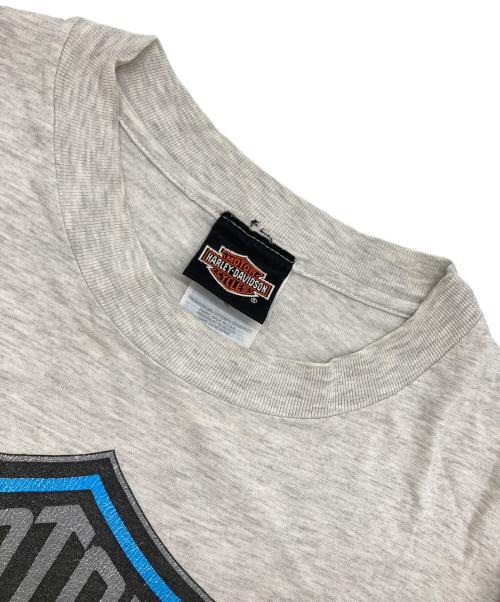 HARLEY-DAVIDSON（ハーレーダビッドソン）HARLEY-DAVIDSON (ハーレーダビッドソン) シロクマプリントカットソー グレー サイズ:XLの古着・服飾アイテム