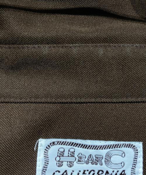 H BAR C（エイチバーシー）H BAR C (エイチバーシー) ウエスタンシャツ ブラウン サイズ:15 1/2の古着・服飾アイテム