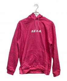 F.C.Real Bristol（エフシーレアルブリストル）の古着「5-STAR PULLOVER SWEAT HOODIE」｜ピンク