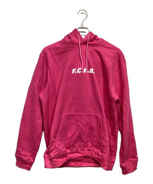 F.C.Real Bristol（エフシーレアルブリストル）F.C.Real Bristol (エフシーレアルブリストル) 5-STAR PULLOVER SWEAT HOODIE ピンク サイズ:XXLの古着・服飾アイテム