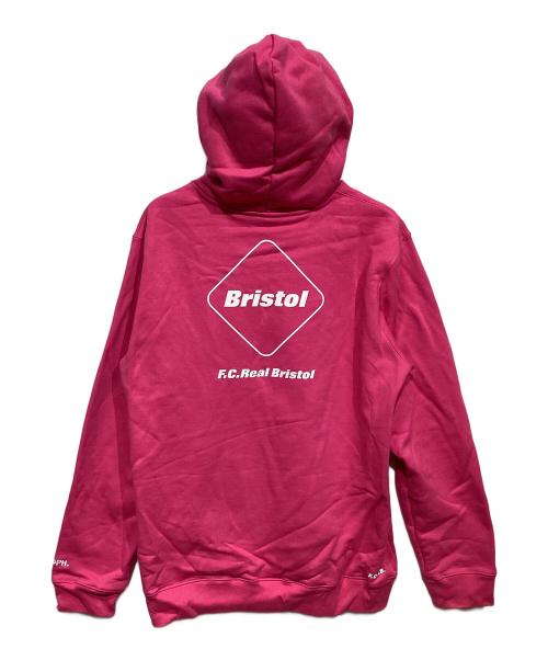 F.C.Real Bristol（エフシーレアルブリストル）F.C.Real Bristol (エフシーレアルブリストル) 5-STAR PULLOVER SWEAT HOODIE ピンク サイズ:XXLの古着・服飾アイテム