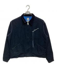 LEE×YSTRDY'S TMRRW（リー×イエスタデイズトゥモロウ）の古着「ウールカットオフブルゾン」｜ネイビー