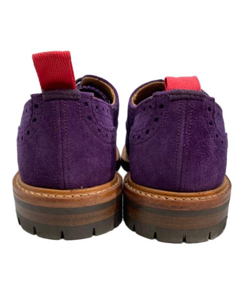 Tricker's（トリッカーズ）Tricker's (トリッカーズ) PHENOMENON (フェノメノン) BOURTON スウェードウイングチップシューズ パープル サイズ:7の古着・服飾アイテム