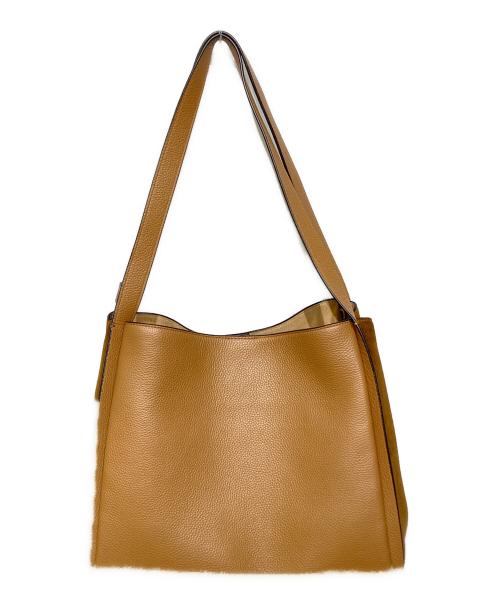 Kate Spade（ケイトスペード）Kate Spade (ケイトスペード) ノットラージショルダーバッグ ブラウンの古着・服飾アイテム
